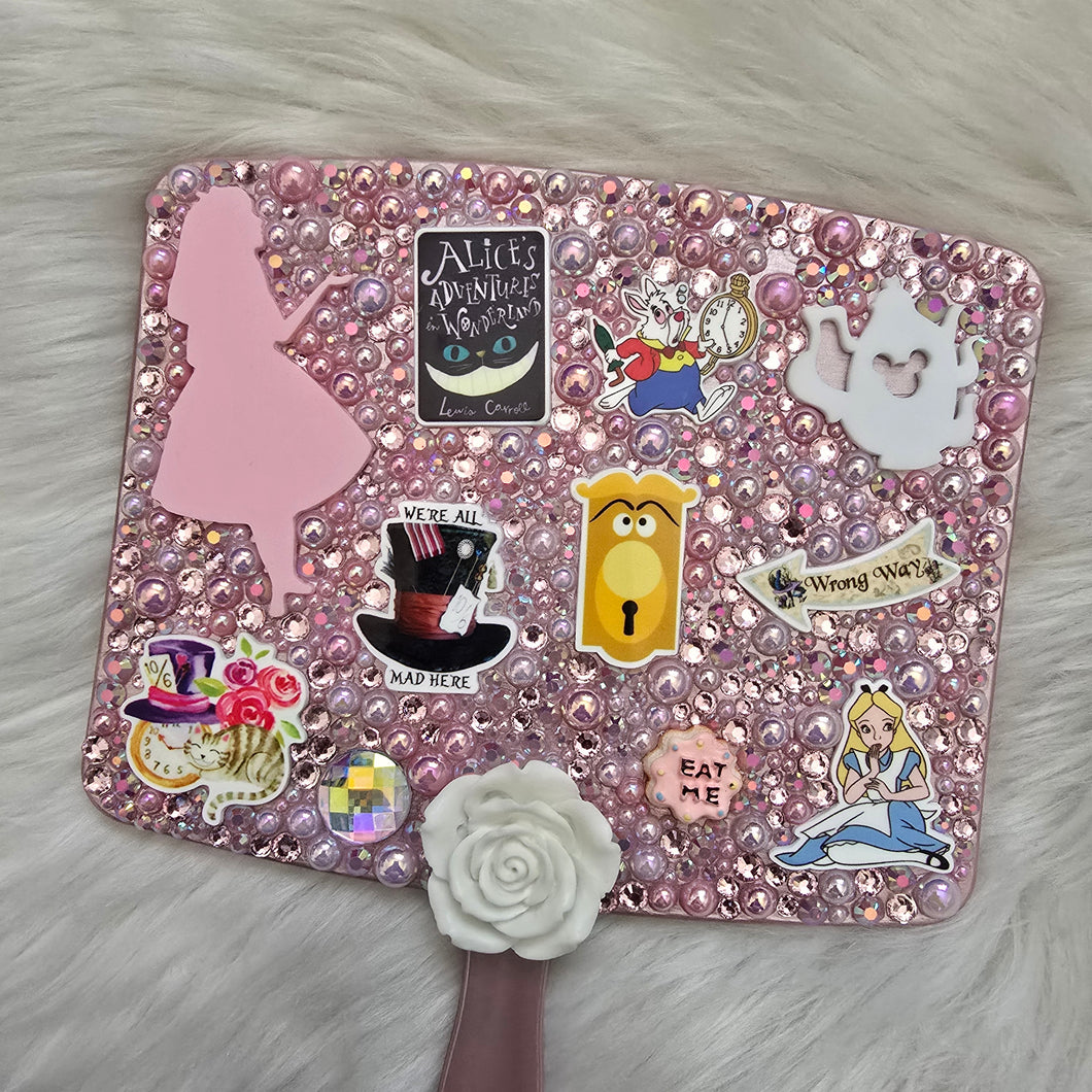 Custom Handheld Mirror - Wonderland