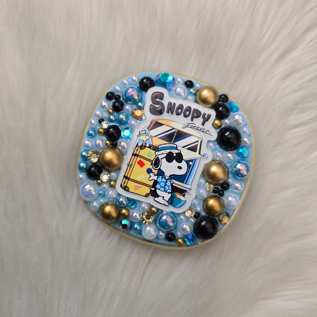 Compact Mirror - Traveling Snoopy