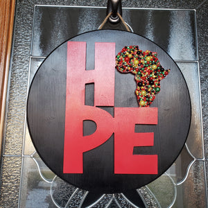 HOPE Wooden Door Hanger