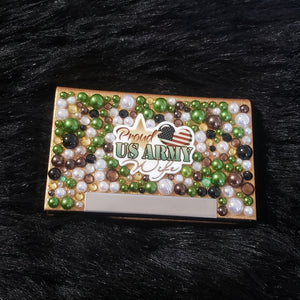 Business Card Holder/Wallet - Army Wife