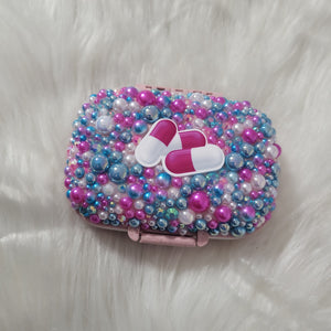 Pill Case - Pink / Blue